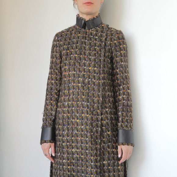 PRINGLE OF SCOTLAND hand woven coat size S - Picture 3 of 16